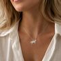 Dainty Silver Horse Necklace, Horse Lover Jewellery, Silver Pony Pendant Necklace, thumbnail 2 of 12