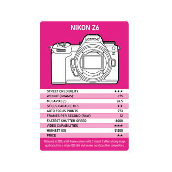 Clash Of The Cameras Card Game For Photography Fans Third Edition, 4 of 8