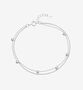 Enso 925 Silver Layered Chain Bracelet, thumbnail 1 of 6