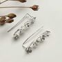 Sterling Silver Blooming Ear Climbers, thumbnail 4 of 7