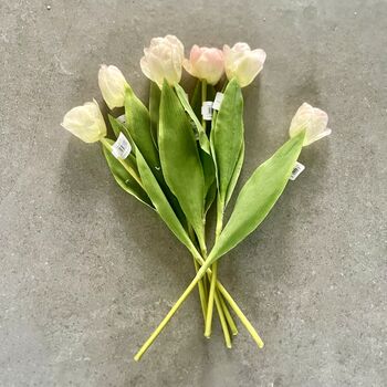 Artificial Light Pink Tulip Stem, 2 of 5