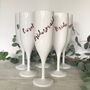 Personalised Champagne Flutes Perfect For Hen Party, thumbnail 2 of 6