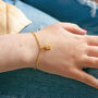 Dainty Pearl Initial Charm Bracelet, thumbnail 5 of 11