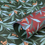 Vintage Christmas Berry Wrapping Paper Set, thumbnail 3 of 11