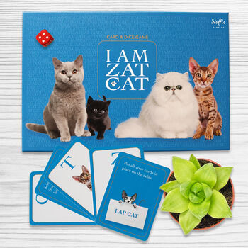 I Am Zat Cat ~ Gift For Cat Lovers Of All Ages / Game About Cats / Cat Themed Gift / Fun Game For Christmas Eve Box, 9 of 9