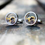 Gold Tractor Cufflinks, thumbnail 2 of 3