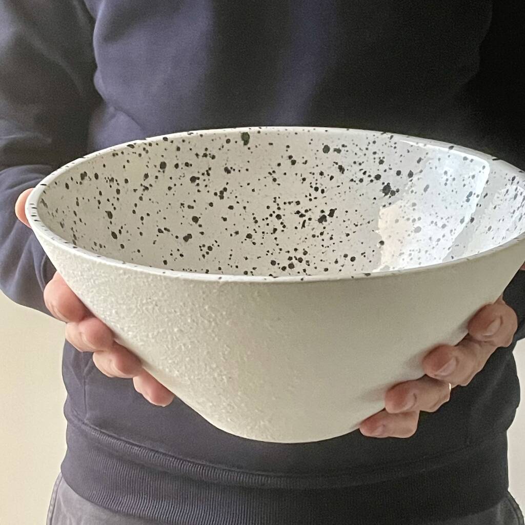 White And Black Togo Bowl, 1 of 7