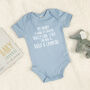 Mummy/Daddy Is Going To Teach Me… Personalised Babygrow, thumbnail 1 of 8