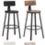 Tall Bar Stools With Backrest For Kitchen, thumbnail 11 of 11