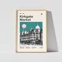 Leeds Kirkgate Market Mid Century Style Print, thumbnail 9 of 9