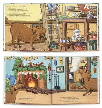 'How My Dog Saved Christmas' Personalised Book, 5 of 10