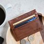 Personalised Luxury Leather Credit Card Holder, thumbnail 4 of 10