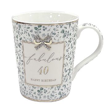 Fabulous 40th Birthday Mug Gift Fine China, 2 of 5