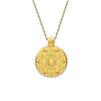 Spirit Of Sun Necklace Gold, 3 of 11