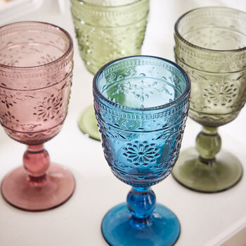 Set Of Four Fontaine Wine Goblets, 5 of 5