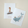 Whale First Birthday Card, thumbnail 4 of 4