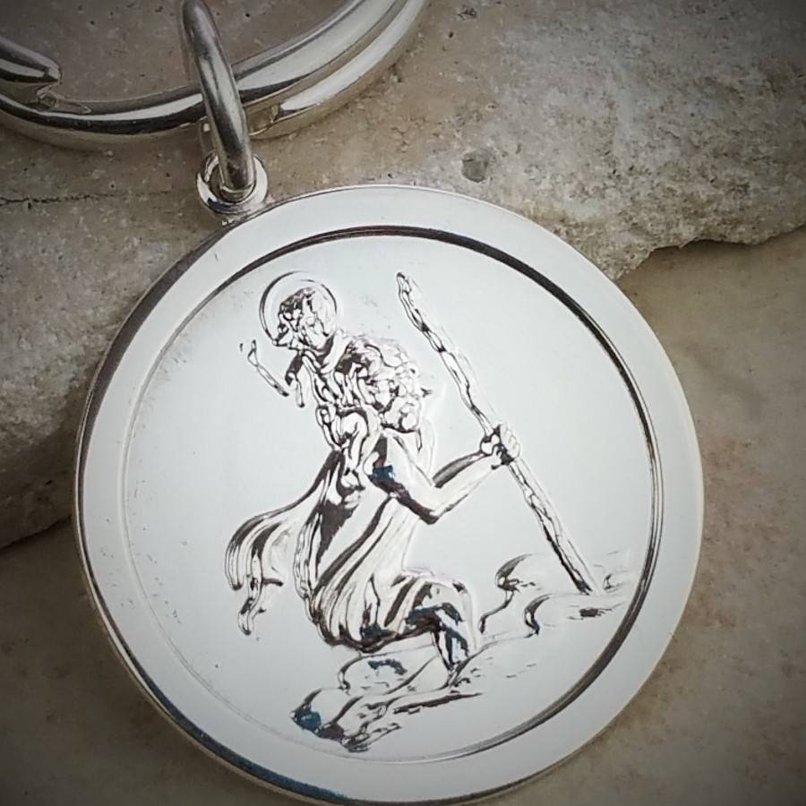 Personalised Saint St Christopher Key Ring, 1 of 8