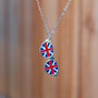 British Union Jack Flag Glasses Necklace, thumbnail 1 of 4