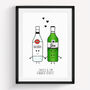 'Kindred Spirits' Personalised Couples Print, thumbnail 2 of 8
