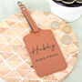 Personalised Hubby And Wifey Honeymoon Luggage Tag Set, thumbnail 4 of 10