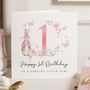 Bunny 1st Birthday Card, thumbnail 1 of 7