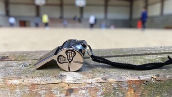 Personalised Lacrosse Sports Whistle – Handcrafted Gift, 4 of 5