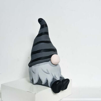 Gonk Handmade Scandinavian Gnome Black, 2 of 7