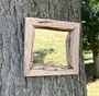 Spalted Alder Soild Handmade Mirror, thumbnail 1 of 3