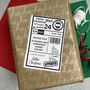 Personalised Father Christmas Postage Label, thumbnail 1 of 4