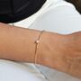 Dainty Solitaire Bangle, thumbnail 1 of 7