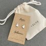 Silver Ghost Earrings. Happy Halloween Gift, thumbnail 1 of 5