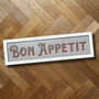 'Bon Appétit' French Framed Long Landscape Print, thumbnail 1 of 4