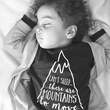 Kids 'Mountains To Move' Slogan T Shirt, 3 of 4