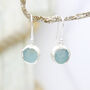 Aquamarine Silver Bracelet, Pendant And Earrings Set, thumbnail 5 of 7