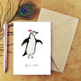 Chinstrap Penguin Christmas Cards, thumbnail 1 of 8