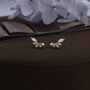 Sterling Silver White Opal Marquise Cluster Stud Earrings, thumbnail 4 of 12