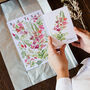 Birth Flower Print + Card Gift Set, thumbnail 3 of 12