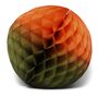 Two Tone Honeycomb Ball Decoration, Moss And Terracotta, thumbnail 1 of 3
