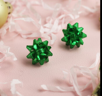 Christmas Sparkle Message Studs, 4 of 8