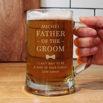 Personalised Wedding Party Tankard, 5 of 6