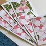 British Woodland Foxglove Notecards Set Of Eight Notecards And Envelopes, thumbnail 3 of 9