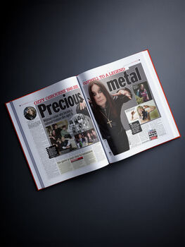Ozzy Osbourne Personalised Gift Music Legend Deluxe Tribute Book, 6 of 8