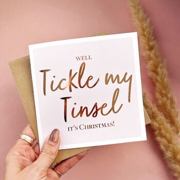 Funny Christmas Card For A Friend | Tickle My Tinsel, 2 of 3