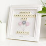 Baby Girl Happy Christening Day Personalised Gift Frame, thumbnail 1 of 8
