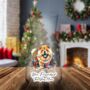 Personalised Chow Chow In Christmas Lights, thumbnail 6 of 8