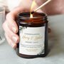 Engagement Gifts For Couple Personalised Scented Candle, thumbnail 1 of 11