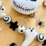 Spooky Felt Halloween Ghost Garland, thumbnail 4 of 5