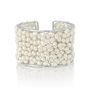 Statement Cuff Bracelet With Black Or White Pearls, thumbnail 11 of 12