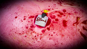 Horror Bottle Of Blood Bath Bomb, 2 of 3