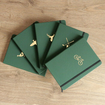 Golf Gold Foil Embossed Notebook, 4 of 4